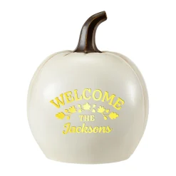 Light-Up Welcome Pumpkin Collection