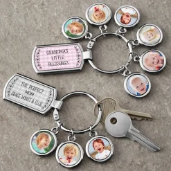 Little Blessings Photo Keychain