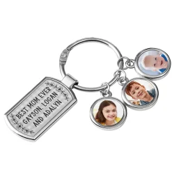 Little Blessings Photo Keychain