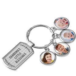 Little Blessings Photo Keychain