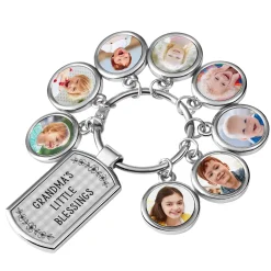 Little Blessings Photo Keychain