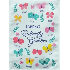 Little Butterflies Garden Flag