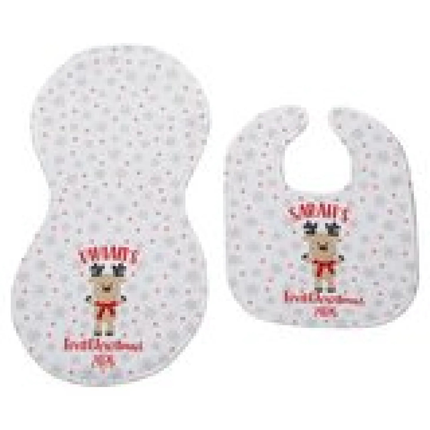 Little Deer Bib & Burp Cloth Set