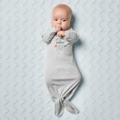 Little Explorer Baby Knotted Gown