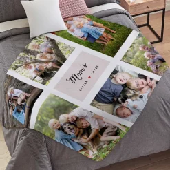 Little Loves Photo Collage Plush Blanket