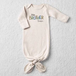 Little Sibling Baby Knotted Gown