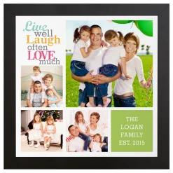 Live Laugh Love Photo Canvas