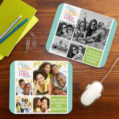 Live Laugh Love Photo Mouse Pad
