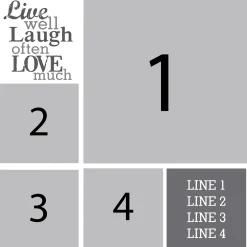 Live Laugh Love Photo Mouse Pad