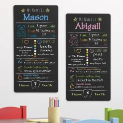 Look How I've Grown Chalkboard