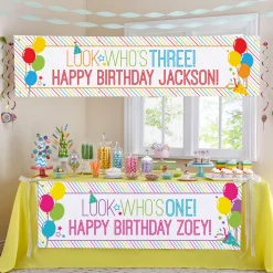 Look Who's... Birthday Banner