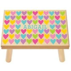 Lots Of Hearts Step Stool