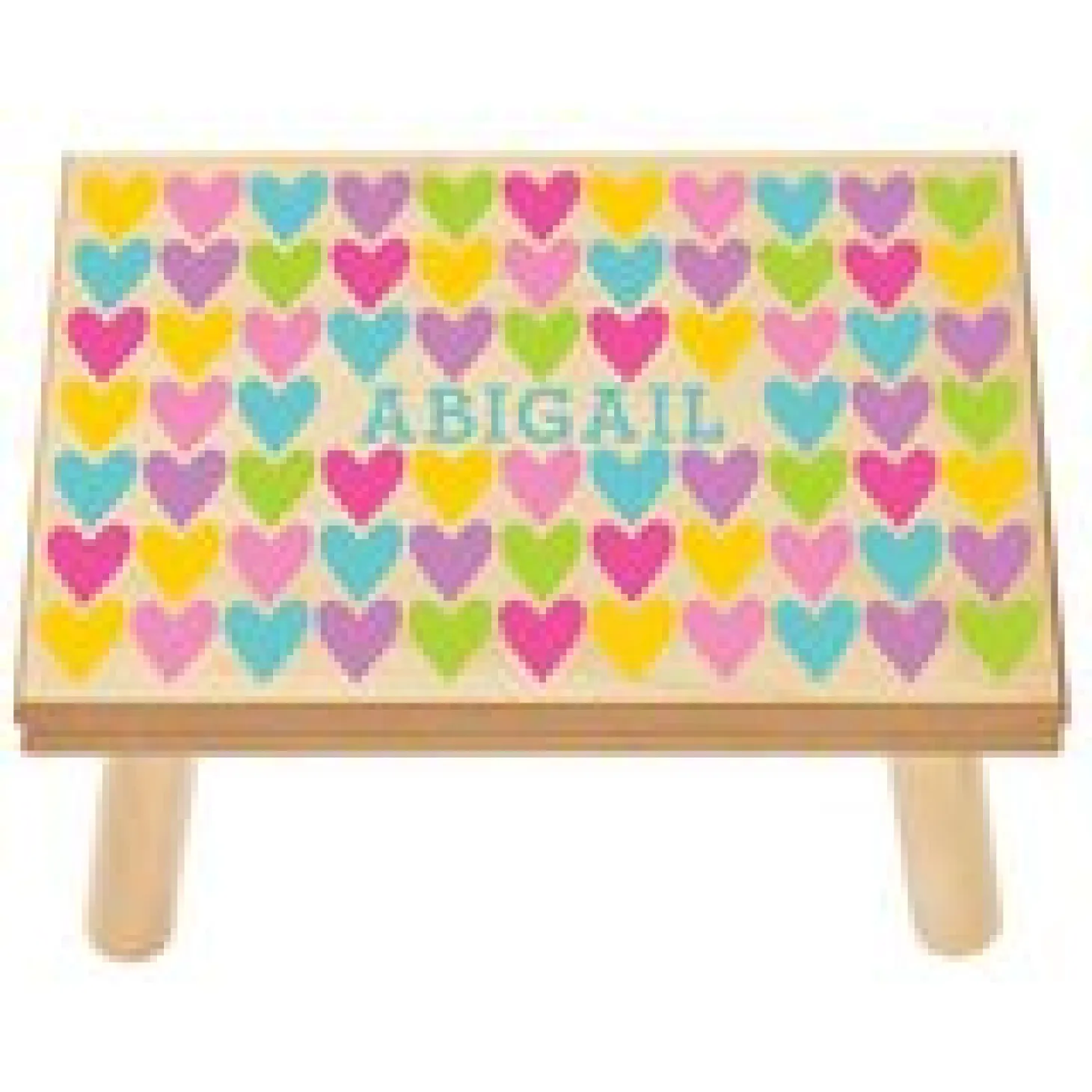 Lots Of Hearts Step Stool