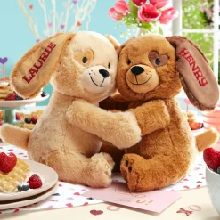 Lots Of Love Hugging Puppies