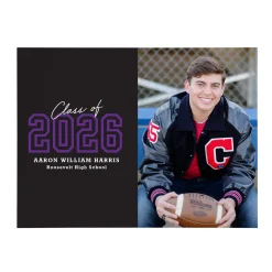 Loud and Proud Graduation Year Photo Wood Block