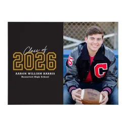 Loud and Proud Graduation Year Photo Wood Block