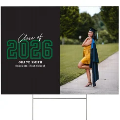 Loud and Proud Graduation Year Photo Yard Sign