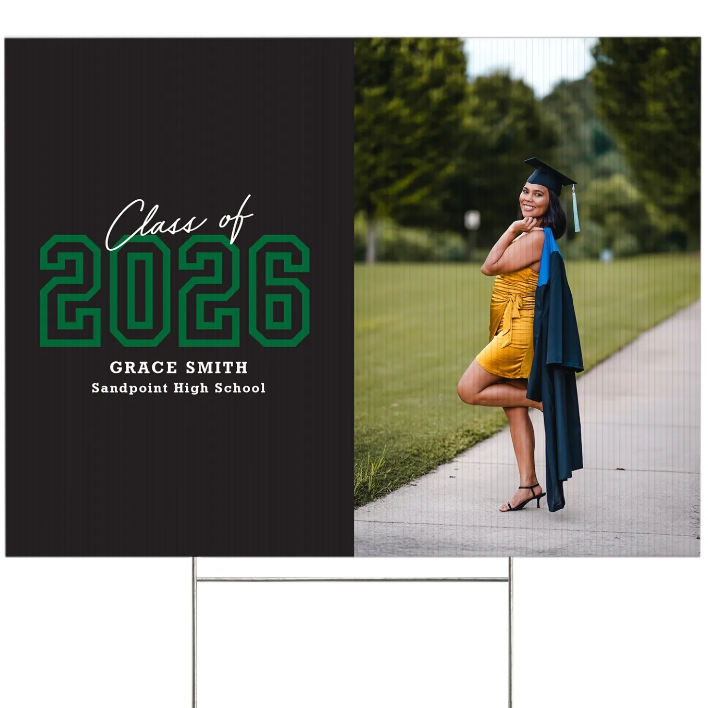 Loud and Proud Graduation Year Photo Yard Sign