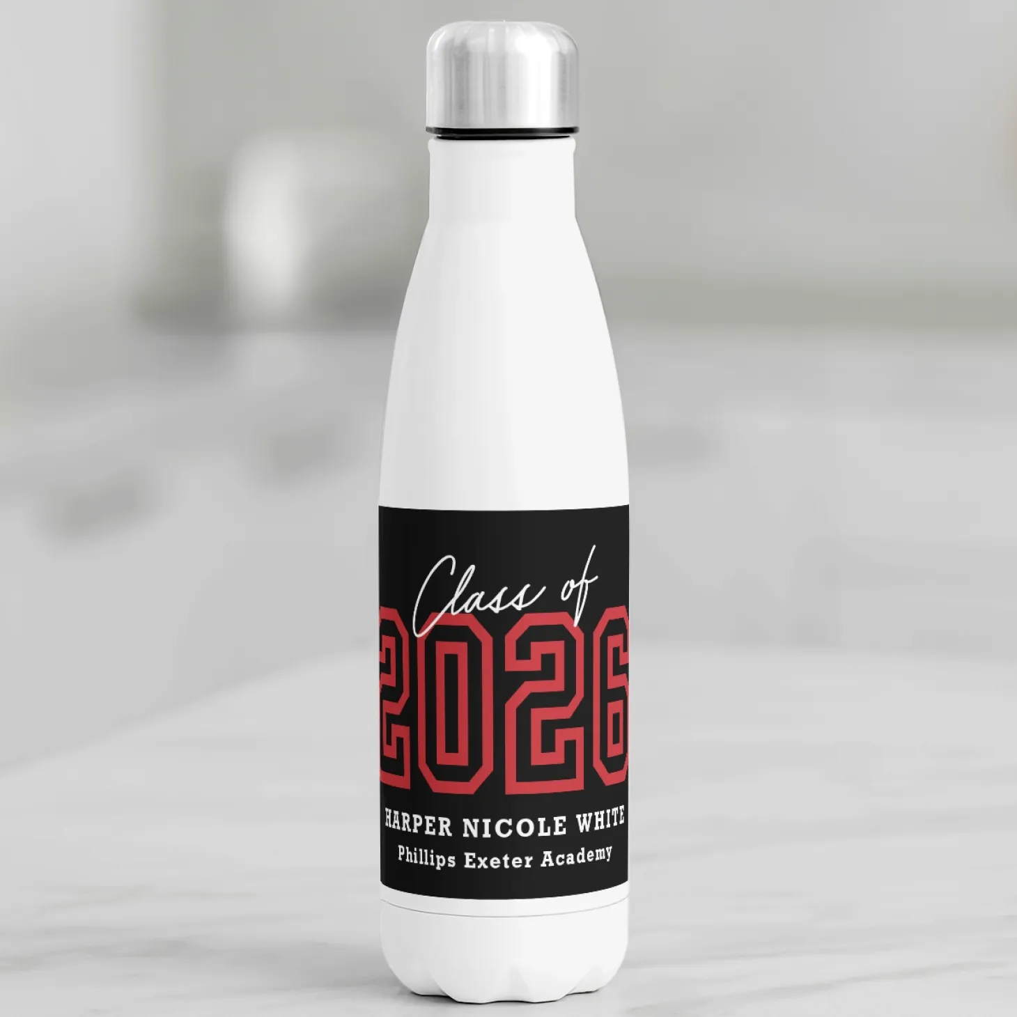 Loud and Proud Graduation Year 17oz. Stainless Steel Water Bottle