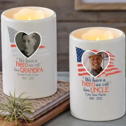 Love and Honor Memorial Photo LED Votive