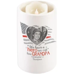 Love and Honor Memorial Photo LED Votive