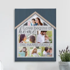 Love Begins At Home Photo Canvas