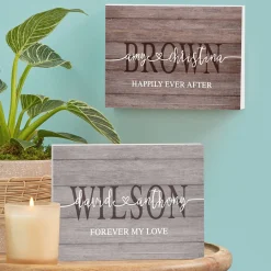 Love Connects Us Wood Block