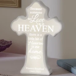Loved Ones From Heaven Lighted Cross