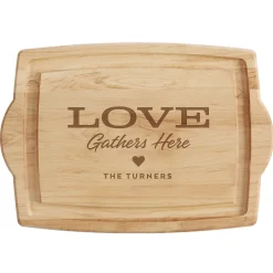 Love Gathers Here Cutting Board