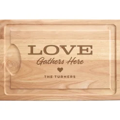 Love Gathers Here Cutting Board