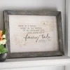 Love Gave Us a Fairytale Barnwood Framed Art