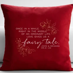 Love Gave Us a Fairytale Throw Pillow