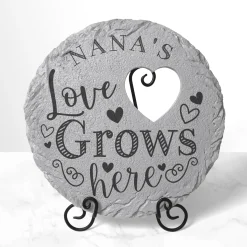 Love Grows Here Garden Stone