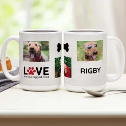 Love is a Four Legged Word Photo Mug