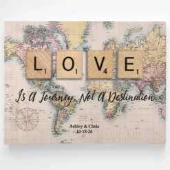 Love is a Journey Canvas Wall Art