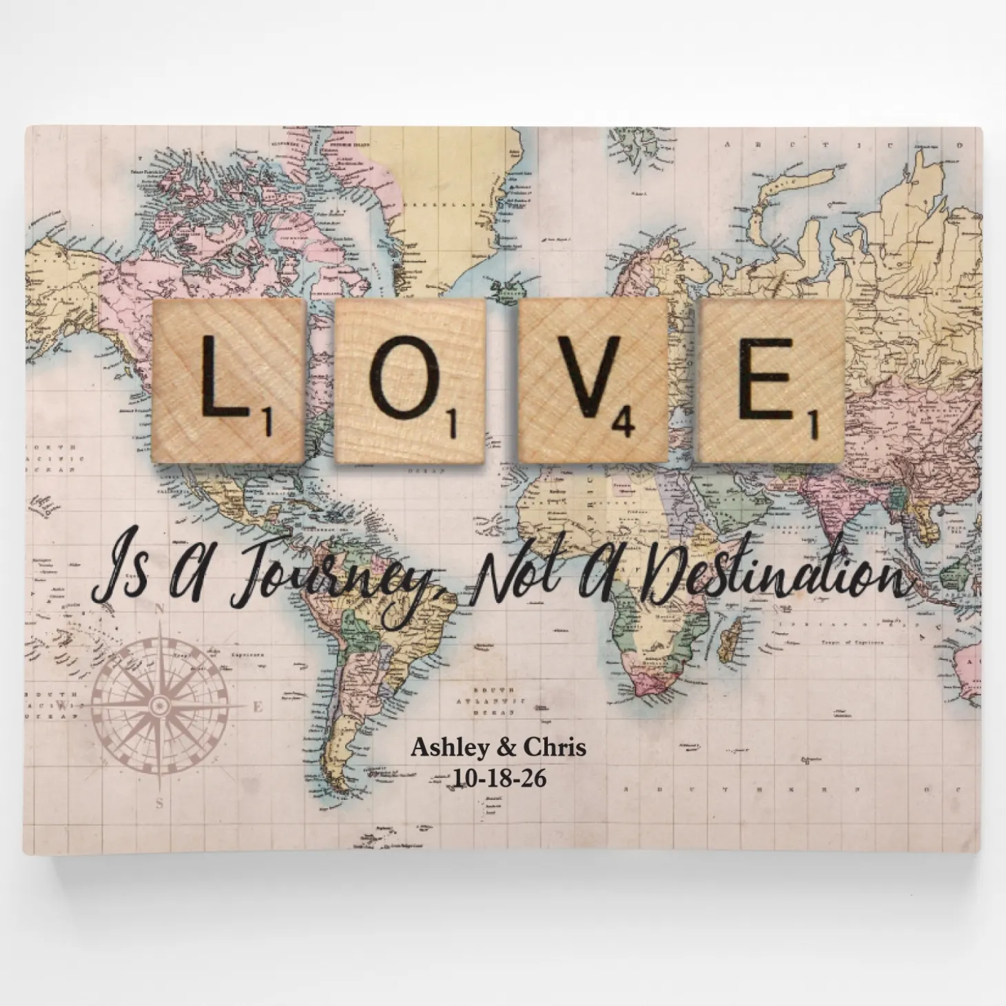 Love is a Journey Canvas Wall Art