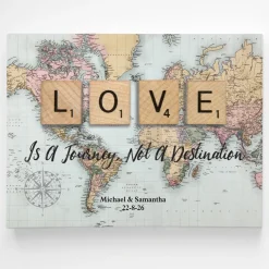 Love is a Journey Canvas Wall Art