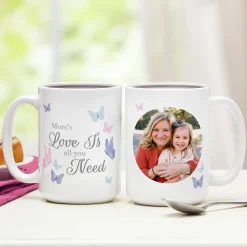 Love Is All You Need Butterfly Photo Mug