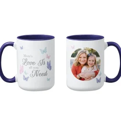 Love Is All You Need Butterfly Photo Mug