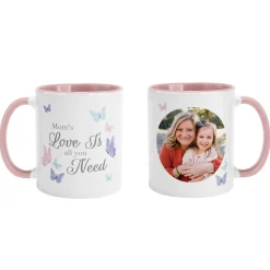 Love Is All You Need Butterfly Photo Mug