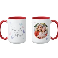 Love Is All You Need Butterfly Photo Mug