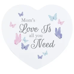 Love Is All You Need Butterfly Heart Keepsake Box