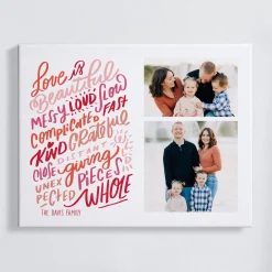 Love is Beautiful Photo Canvas