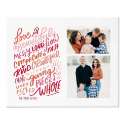 Love is Beautiful Photo Canvas