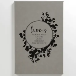 Love Is Leather Wall Art