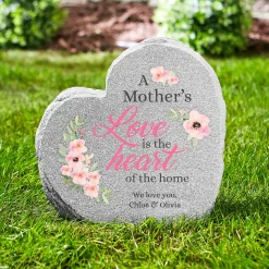 Love Is Standing Heart Garden Stone