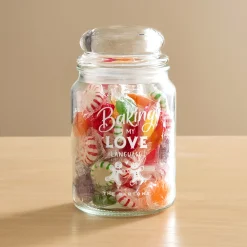 Love Language Glass Treat Jar