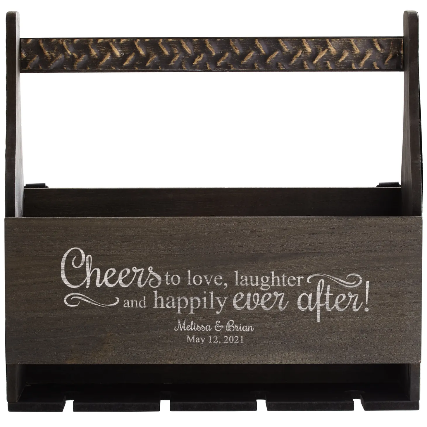Love & Laughter Wall-Mounted Wine Rack
