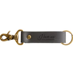 LOVE Leather Keychains
