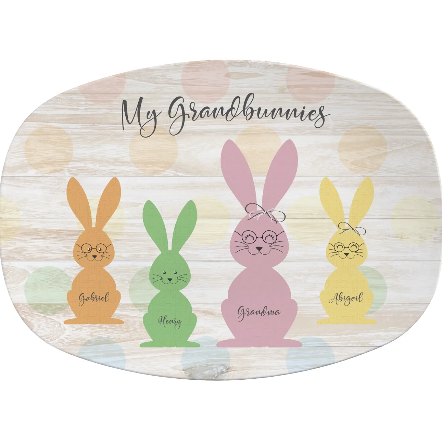 Love My Grandbunnies Platter